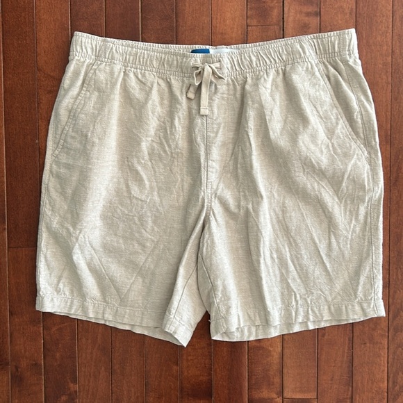NWOT Old Navy Men’s Jogger Linen Blend Khaki Size Large - Picture 1 of 6